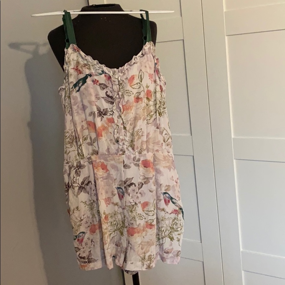 ANTHROPOLOGIE 100% Silk Romper